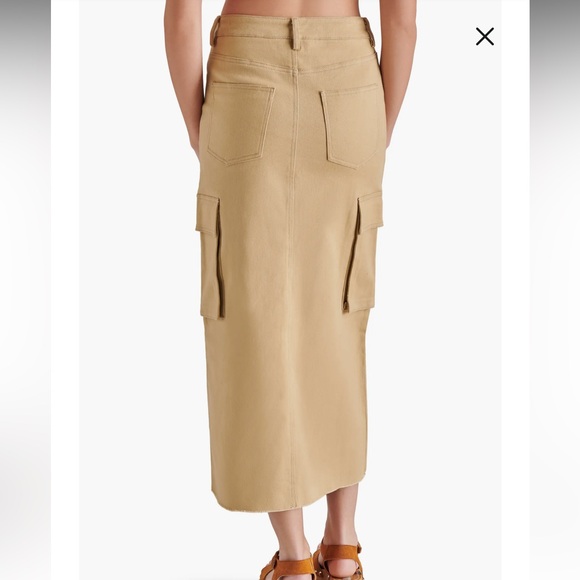 Steve Madden Women’s Benson Stretch Twill Cargo Skirt S, M & L Available - Picture 2 of 8